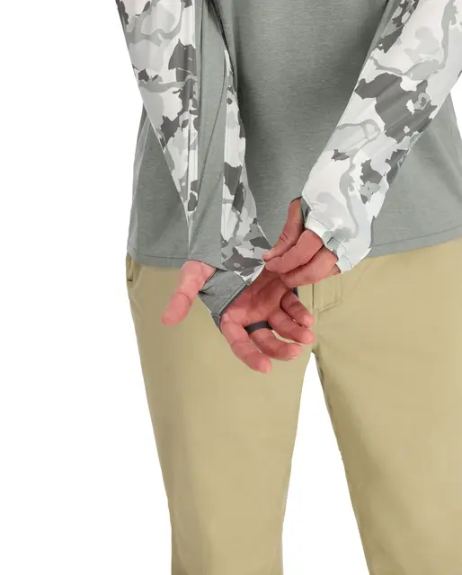 Simms Bugstopper Sflex Hoody Cinder M Sol- og insektsbeskyttende hettegenser 