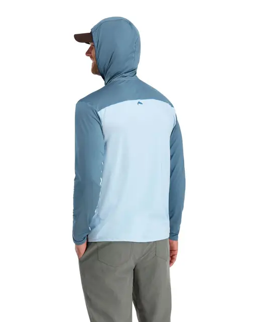 Simms Bugstopper Sflex Hoody Sky L Sol- og insektsbeskyttende hettegenser 