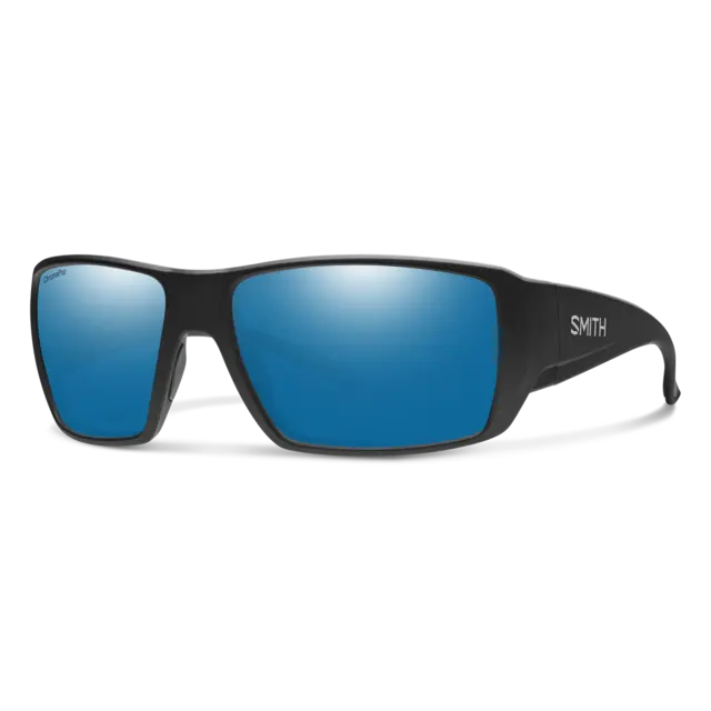 Smith Optics Guides Chioce XL Matt Black Polar Blue Mirror polariserte solbriller 