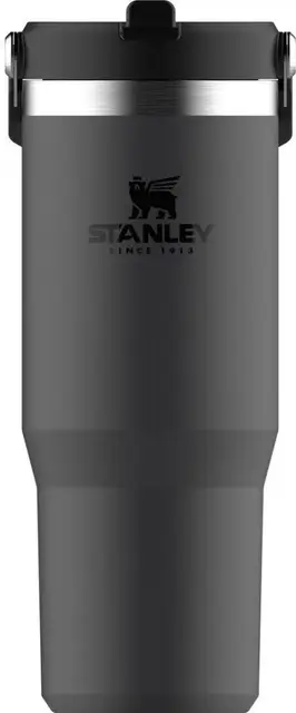 Stanley Iceflow Flip Straw Charcoal Praktisk drikkeflaske med sugerør 0,89 L 