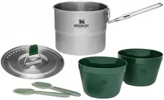 Stanley Cook Set for 2 personer Rustfritt st&#229;l, 1 L