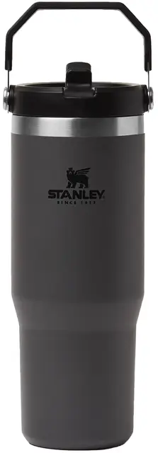 Stanley Iceflow Flip Straw Charcoal Praktisk drikkeflaske med sugerør 0,89 L 