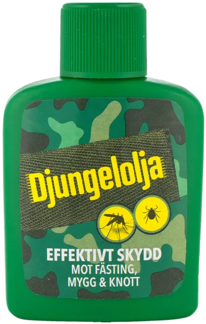 Jungelolje myggmiddel 40ml Beskytter mot sommerens mygg og knott 