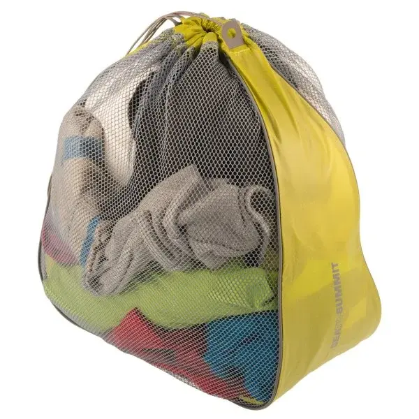 STS Laundry Bag Lime/Grey Oppbevaring for skittentøy på tur 