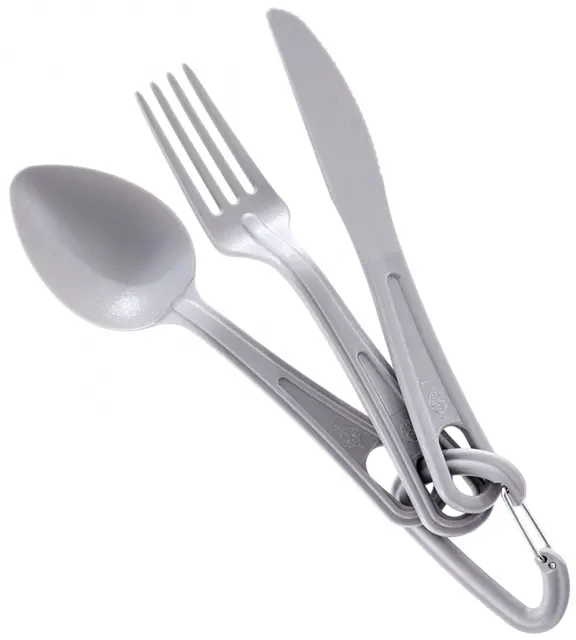 STS Cutlery 3-bestikksett Polykarbonat Turbestikk 