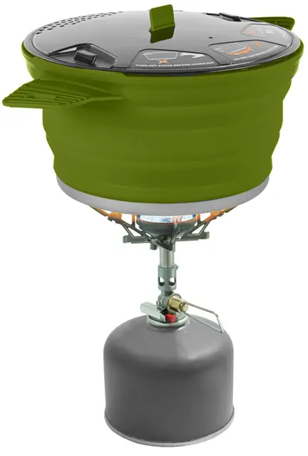 STS X-POT 2,8L Olive Foldbart kokeutstyr, kjele 