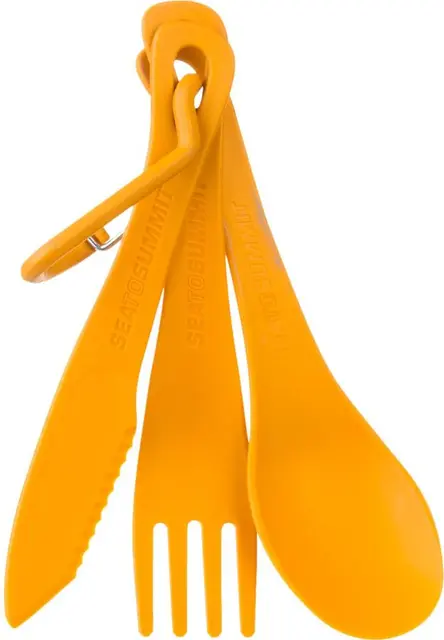 STS Delta Cutlery Set Orange Turbestikk 