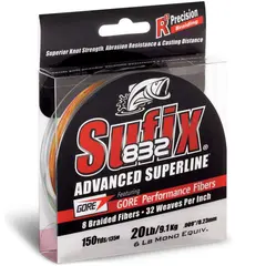 Sufix 832 Gore Braid Fire Camo 0,10 mm 120m