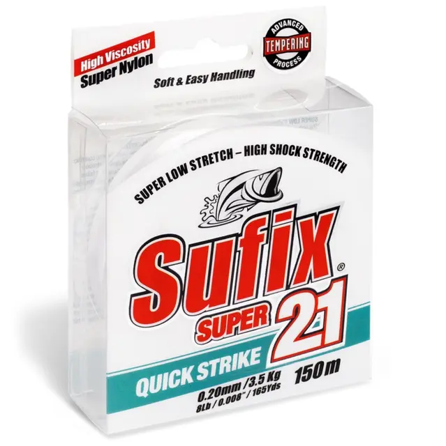 Sufix Super 21 300m 0,18mm Clear 