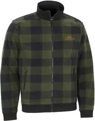 Swedteam Lynx Sweater Full-Zip S Klassisk fleece, Hunting Green