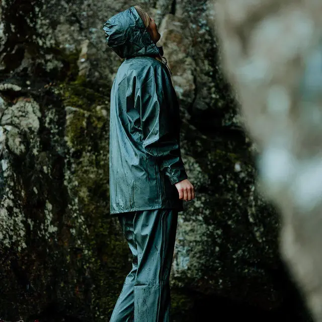 Swedteam Crest Set Rain Set Green S 2-delt regnsett 