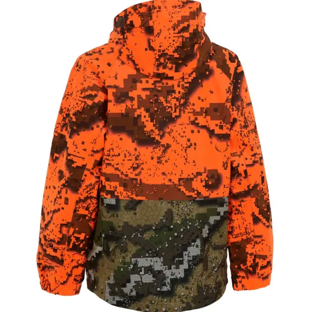 Swedteam Ridge JR Jacket Fire/Veil 120 Barnejakke med unikt kamuflasjemønster 