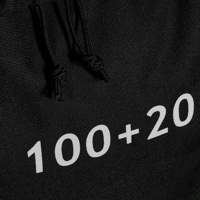 Sydvang Adventure 100+20 2.0 Black Robust ekspanderbar tursekk 