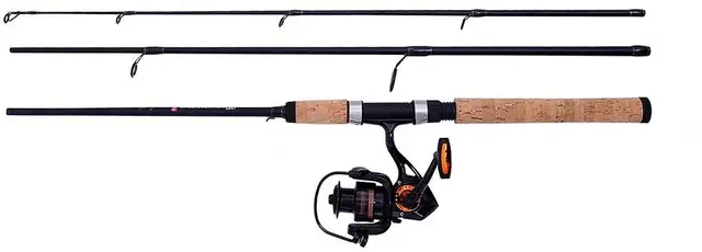 Sølvkroken Luster Fiskesett Sjøørret 3-delt 8' 8-30g snellestørrelse 3000 