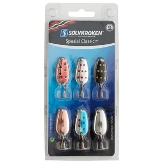 S&#248;lvkroken sluksett Spesial Classic 6-pack med testvinner og bestselgersluk