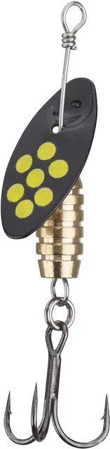 Søvik Loke Sort Gule Prikker 6g Kjøp 8 spinnere få en gratis slukboks 