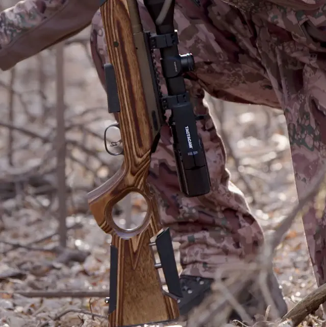 TactaCam 5.0 Camera med FTS mount Action kamera til jakt med kikkertfeste 