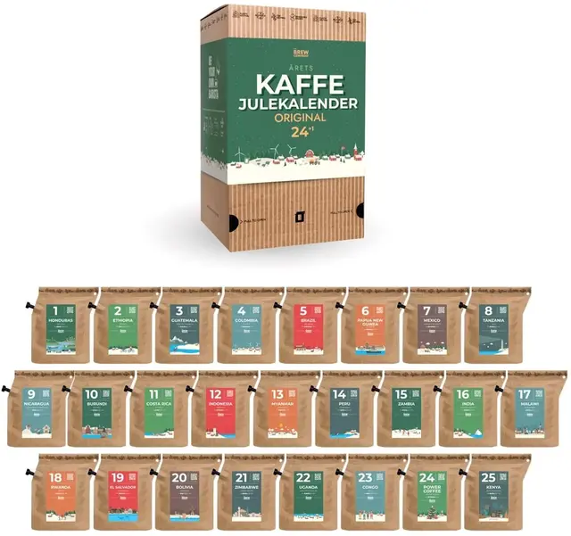 The Brew Company Julekalender Kaffe Kaffe julekalender 