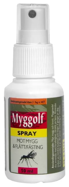 Myggolf spray 50 ml Mot knott, mygg og andre insekter 