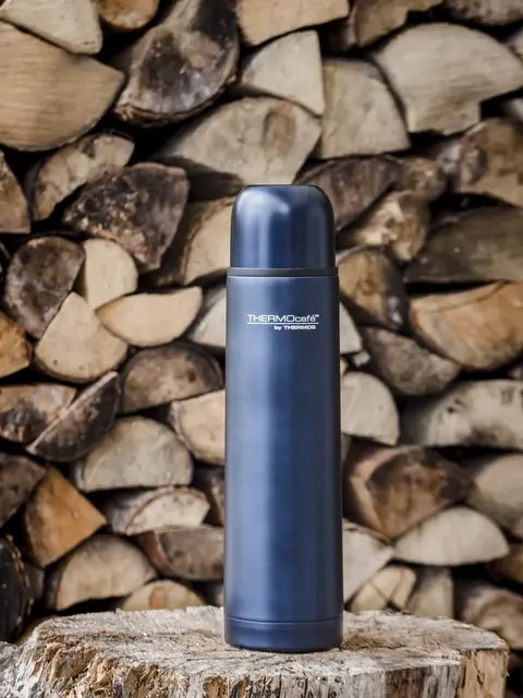 Thermos Everyday Termos Mørkeblå 0,70L Rustfri termos med autostopp og kopplokk 