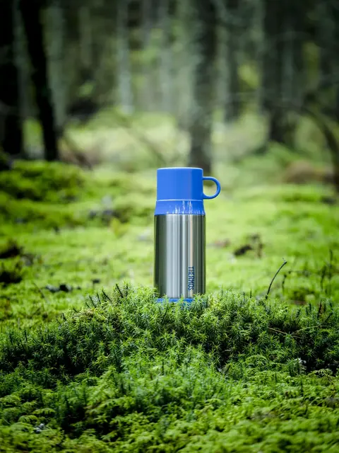 Thermos Funtainer Barnetermos Stål 355ml Barnetermos med blå kopp 