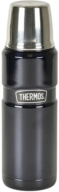 Thermos Stainless King Termos Blå 0,47L Termos i rustfritt stål med kopplokk 