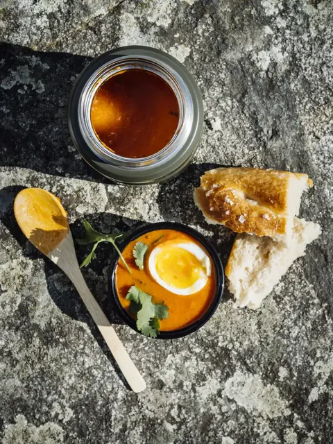 Thermos Stainless King Mattermos 0,47L Army mattermos med foldbar skje i lokket 