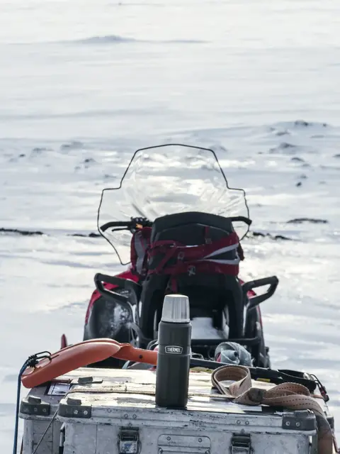 Thermos Stainless King Termos Army 0,47L Termos i rustfritt stål med kopplokk 