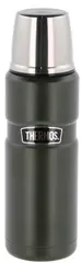 Thermos Stainless King Termos Army 0,47L Termos i rustfritt st&#229;l med kopplokk