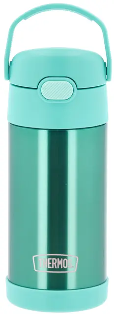 Thermos Funtainer Drikkeflaske m sugerør Teal 355ml 
