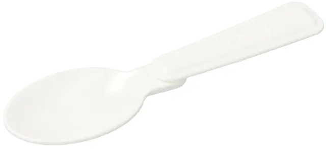 Thermos Funtainer Foldbar Skje Hvit Praktisk sammenleggbar skje av PP-plast 