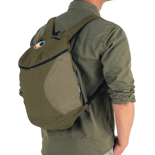 Ticket To The Moon Mini Backpack Superlett ryggsekk, Army Green/Khaki 