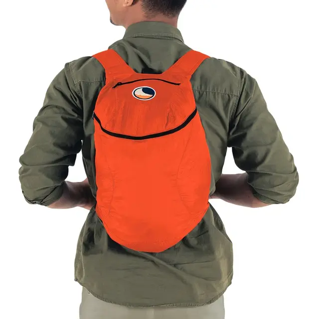 Ticket To The Moon Mini Backpack Superlett ryggsekk, Orange 