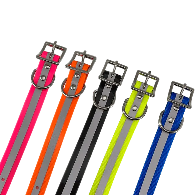 Tracker reflekshalsbånd Gul Hundehalsbånd til Tracker 690x52x2mm 