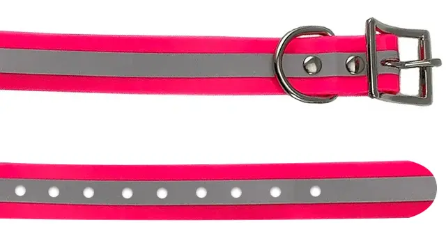 Tracker reflekshalsbånd Rosa Hundehalsbånd til Tracker 690x52x2mm 