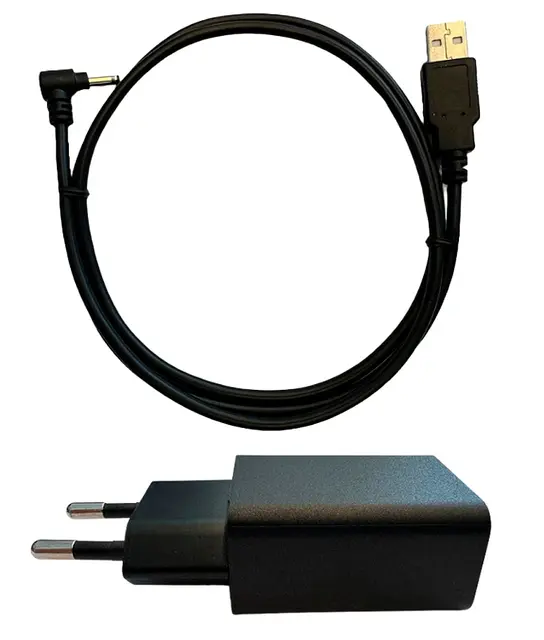 Tracker Charger 220V+USB-A Tracker nettadapter og USB ladekabel 