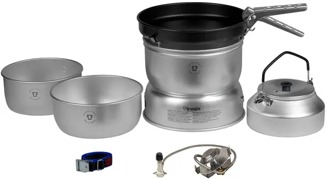 Trangia 25-4 UL med gassbrenner Perfekt stormkjøkken for familier 