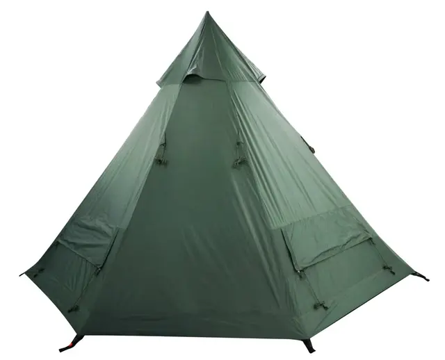 Urberg Tipi Tent 5P 2.0 Klassisk 5-person  lavvu i Kombu Green 