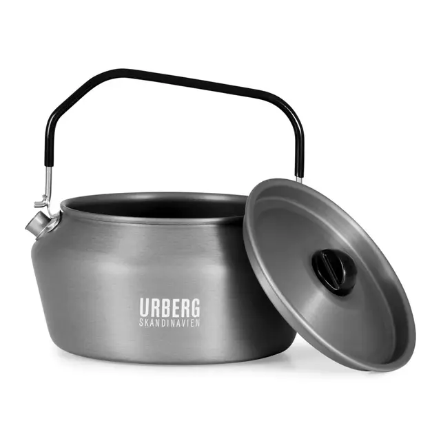 Urberg Rogen Coffee Kettle 1,2L Grey kaffekjele laget av aluminium 