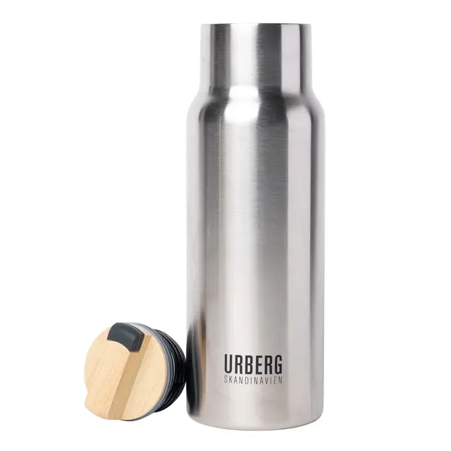 Urberg Double Wall 530ml Stainless Ståltermos med lekker trekork 
