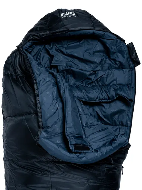 Urberg 3-Season Sleeping Bag G5 205cm Black Beauty/Asphalt 185cm personlengde 