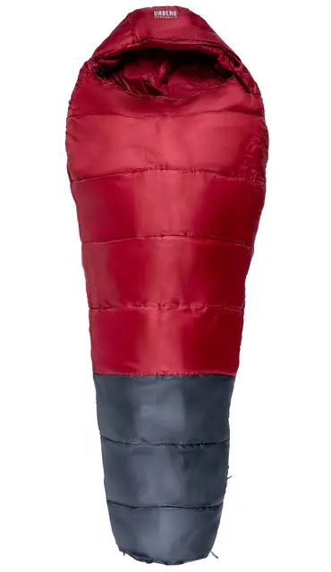 Urberg 3-Season Sleeping Bag G5 205cm Rio Red/Asphalt, 185cm personlengde 