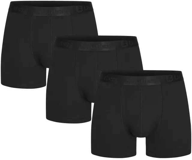 Urberg Bamboo Boxers 3-pack M L Black Beauty 