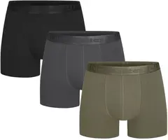 Urberg Bamboo Boxers 3-pack M L Grey/black/green