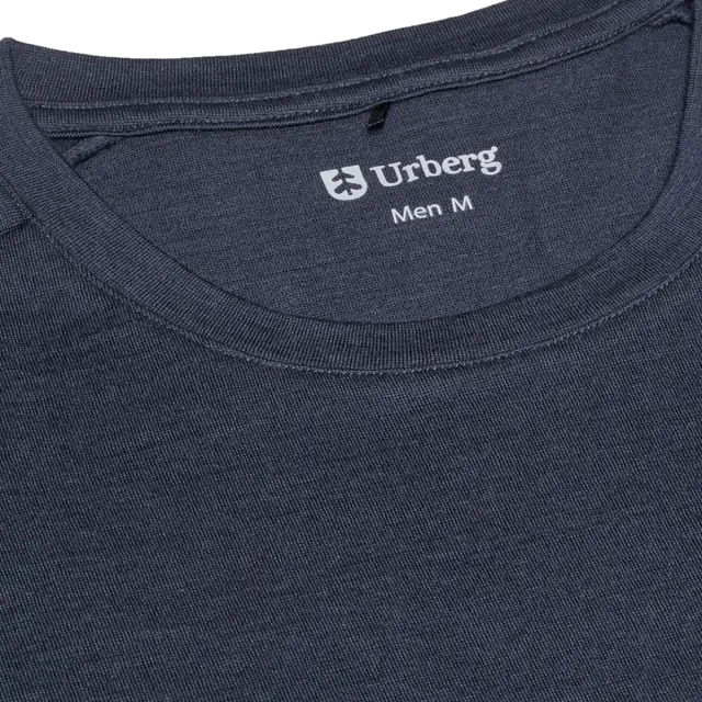 Urberg Merino Tee Men Blue Nights L Myk og behagelig t-skjorte i merinoull 