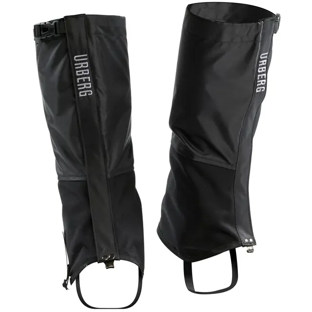 Urberg Outdoor Gaiters Black M/41-43 Gamasjer som beskytter sko og bukser 