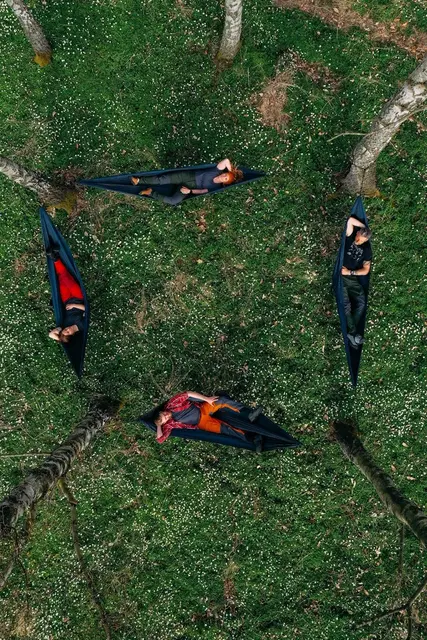 Urberg Parachute Hammock Single Grape Meget komfortabel hengekøye 