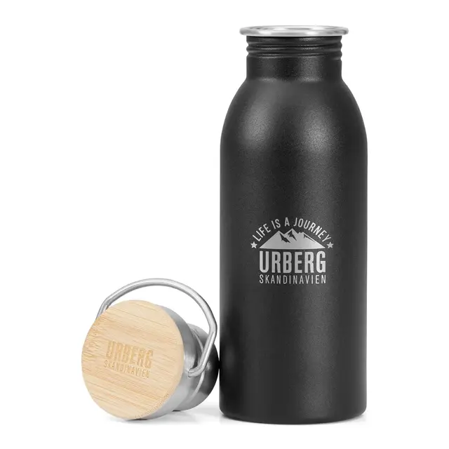 Urberg Single Wall 500ml Black Perfekt til kald eller varm drikke 