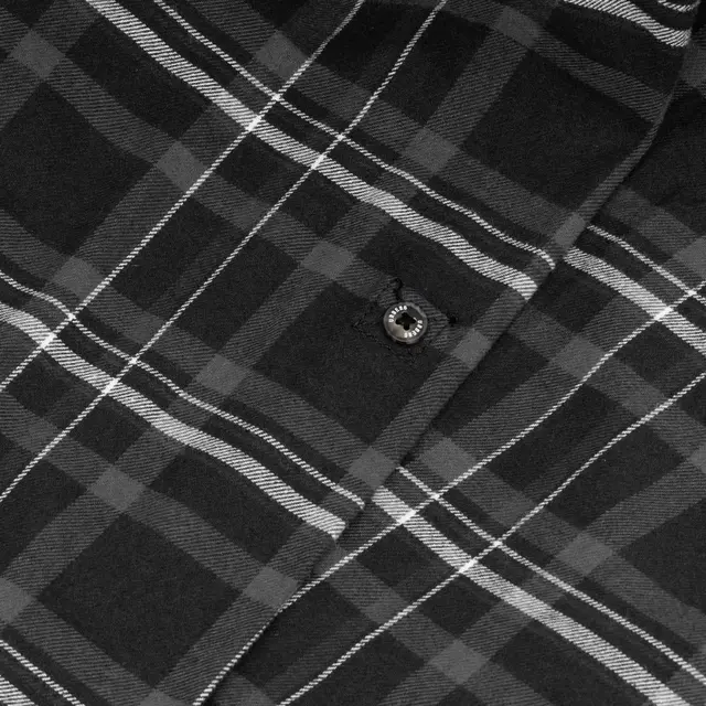 Urberg Flannel LS w Strap Shirt Men Black Beauty L 