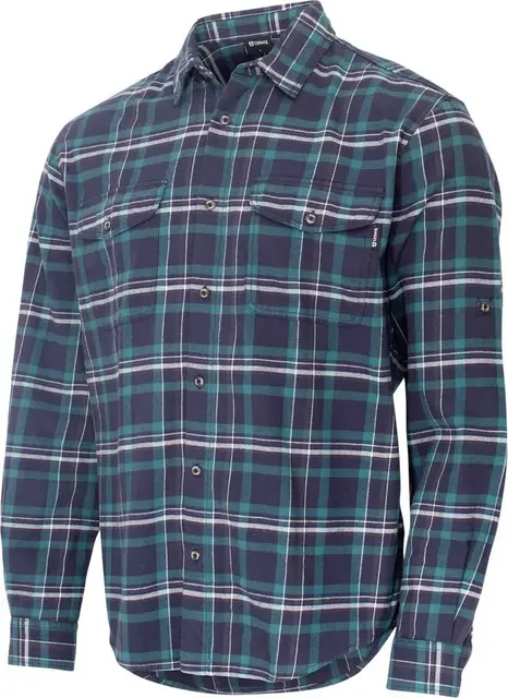 Urberg Flannel LS w Strap Shirt Men Blue Nights L 